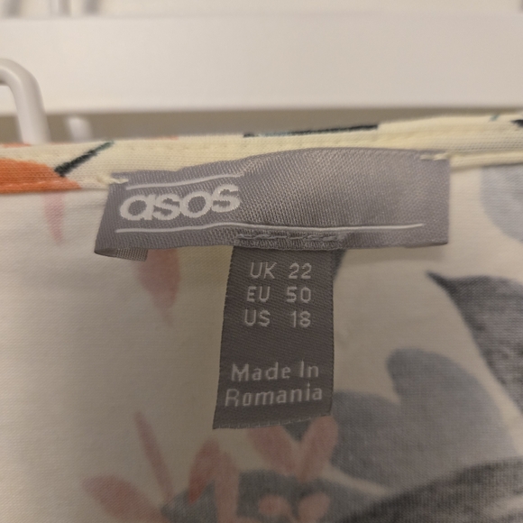 ASOS Tropical Print Ruffle Dress - Picture 4 of 4